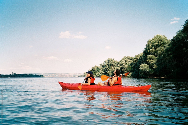 Kayaking through Lan Ha Bay's hidden lagoons, passing towering limestone karsts