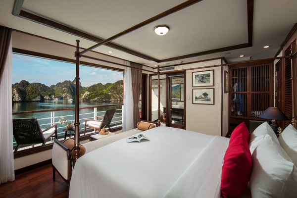 Heritage Cruises Binh chuan blending 1930s Indochine elegance with modern comfort - spacious