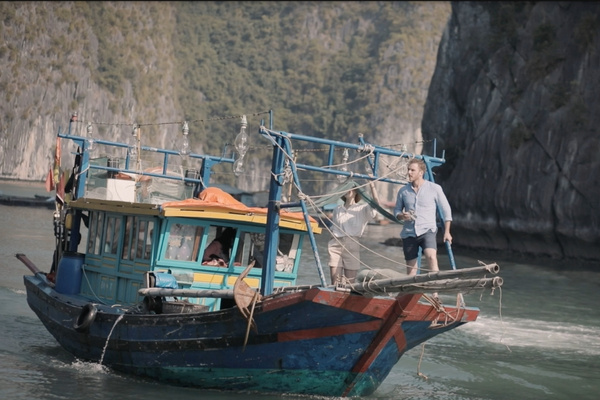 Ba Trai Dao Beach is one of Lan Ha Bay's most picturesque destinations