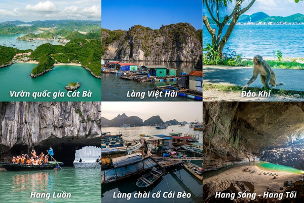 Vịnh Lan Hạ sở hữu loạt điểm tham quan nổi bật