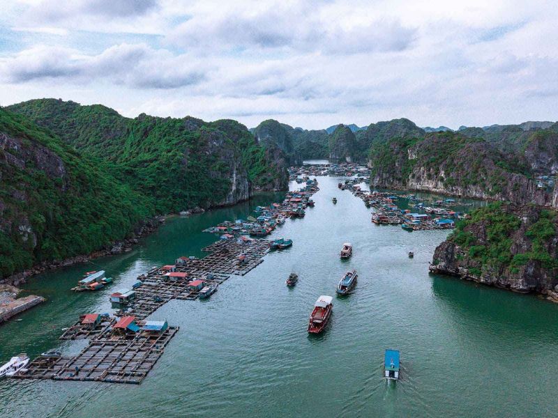 Vị trí Làng chài Trà Báu