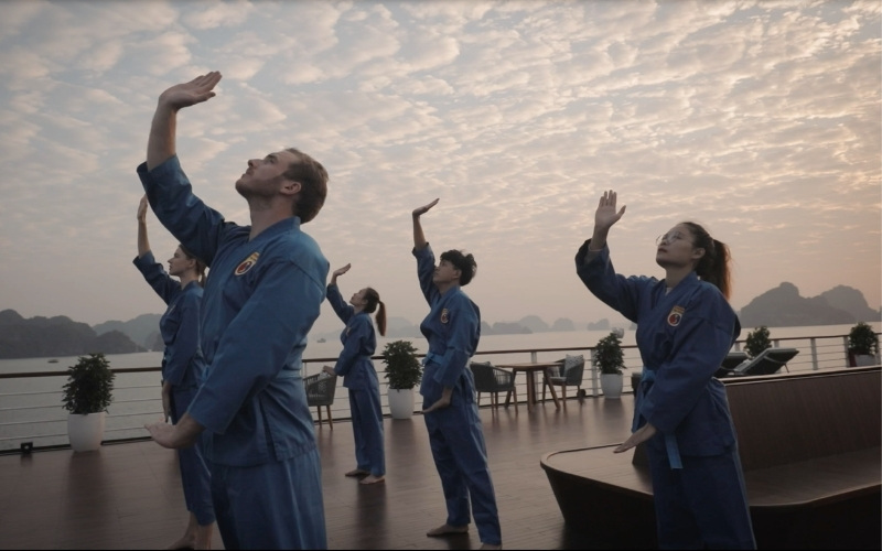 Tập Vovinam vào buổi sáng giúp cơ thể tràn đầy năng lượng
